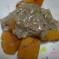 ysnouysnou's cooksnap of when they made ほっくりカボチャの肉みそあんかけ.