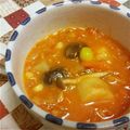 ロクシタンマニア's cooksnap of when they made ツナ＆玉葱のピリ辛トマトスープ.