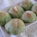 あっこりんママ's cooksnap of when they made ほうれん草とパルメザンチーズのパン✿.