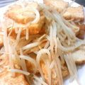季節外れ's cooksnap of when they made もやしと厚揚げの炒め物.