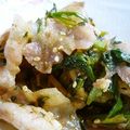 きよやよ's cooksnap of when they made 小松菜と豚肉のいためもの☆.
