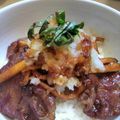pon724's cooksnap of when they made 豚おろし丼.