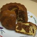 manakao's cooksnap of when they made ホワイト＆ミルクチョコのマーブルケーキ.