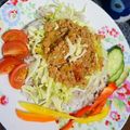 イハナ's cooksnap of when they made 甘辛うまうま～✿タコライス？！風♡.