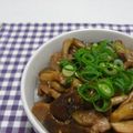あっほ's cooksnap of when they made 秋です♪きのこのきんぴら豚肉丼★.