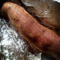 ゆき太☆'s cooksnap of when they made トースターdeおうち焼き芋….