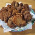 cacaonpoo's cooksnap of when they made たまねぎ包んでお手軽トンカツ！.