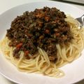 売れないじゅんき's cooksnap of when they made 簡単！納豆と挽肉のパスタ.