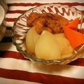 ４０１の住人うみ's cooksnap of when they made から揚げ入れて☆じゃが玉ねぎ人参の煮物.