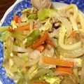 こうへい1206's cooksnap of when they made めちゃくちゃ美味しい思い出の焼きうどん✿.