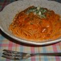 ぴっぴちゃんでちゅ's cooksnap of when they made 市販のミートソースで！！美味しいパスタ.