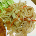 エンゼル姫's cooksnap of when they made うちの定番★カリもち焼きうどん.