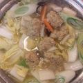 たきちよ's cooksnap of when they made 鶏胸なのにプリプリ鶏だんご☆お鍋用.