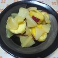 ココとラン's cooksnap of when they made さつまアップル.