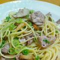 はとぽっぽ7's cooksnap of when they made 豚肉と長ネギのパスタ〜柚子胡椒風味〜.
