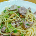 はとぽっぽ7's cooksnap of when they made 豚肉と長ネギのパスタ〜柚子胡椒風味〜.