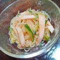 KKKピンク's cooksnap of when they made 春雨サラダ.