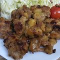 ささささ＆＊'s cooksnap of when they made 豚100gで4人！豚のオニポテマヨバーグ.