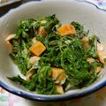 monchanママ's cooksnap of when they made 春菊と柿のマヨネーズ和え.