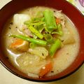 ruruyun's cooksnap of when they made 簡単　団子汁☆.