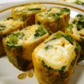 mmameco's cooksnap of when they made 大根葉の卵焼き☆.
