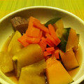 hiromidori's cooksnap of when they made 簡単！かぼちゃとさつまいもの煮物.