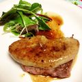 ＊まりえりんこ＊'s cooksnap of when they made 仔牛のヒレステーキフォアグラ添え.