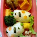 kokosaku's cooksnap of when they made ＊キャラ弁＊　俵DEわんちゃん♪.