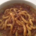 aqua33's cooksnap of when they made 豚汁がカレーうどんに( ´艸｀).