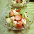 時花菜's cooksnap of when they made 寒～い朝に☆あったかフルーツサラダ☆.