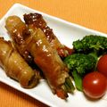クロでん's cooksnap of when they made 野菜の肉巻き.
