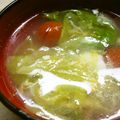 maruru-nn's cooksnap of when they made レタスとトマトのスープ.