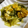 maruru-nn's cooksnap of when they made ☆レタスと水菜の卵炒め♪マヨネーズ和え☆.