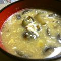 maruru-nn's cooksnap of when they made 茄子のかきたま味噌汁(*^^*).