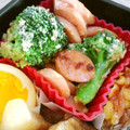 ひめポ's cooksnap of when they made お弁当♪魚肉ソーセージnoマヨ炒め.