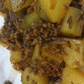にょんみ's cooksnap of when they made ひき肉と大根のピリ辛炒め煮.