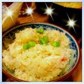 mikarii's cooksnap of when they made かにおこわのような…洋風かにかまおこわ♪.