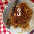 Erichuan's cooksnap of when they made ちょっぴり甘めなミートソース☆.