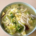 YuMy84's cooksnap of when they made 白菜と生姜入りの餡かけ風煮込みうどん.