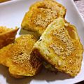 料理人坊's cooksnap of when they made ☆きなこ☆フレンチトースト♪バケットで.