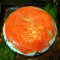 takasama17's cooksnap of when they made 超簡単！スモークサーモンの押し寿司.