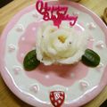 ＊ラビママ＊'s cooksnap of when they made バラのおにぎり.