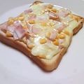 時花菜's cooksnap of when they made 朝食に激ウマ☆マヨチートースト.
