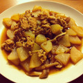 くりぼんぼ's cooksnap of when they made 大根と豚肉の炒め煮.