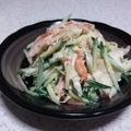 yanguchi's cooksnap of when they made 簡単!大根ｶﾆｶﾏ胡瓜のｵｲﾏﾖ和え*.