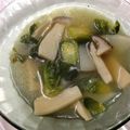 Bume's cooksnap of when they made 芽キャベツとエリンギのスープ.