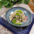 クックHG9V8Y☆'s cooksnap of when they made 里芋とじゃこの和風サラダ.