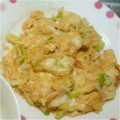 りゅたんまま's cooksnap of when they made ふんわり卵と長ネギ炒め.