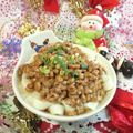 みなみんくっきんぐ's cooksnap of when they made ランチに♪おろし納豆うどん.