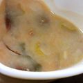キャシーキャサリン's cooksnap of when they made レンジでスタミナ☆なめこ汁.